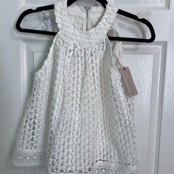 Moon River Tops - NWT | Moon River / Anthropologie White Lace Babydoll Top, Size S